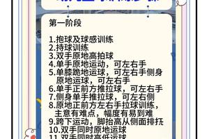 少年篮球入门基础训练教程